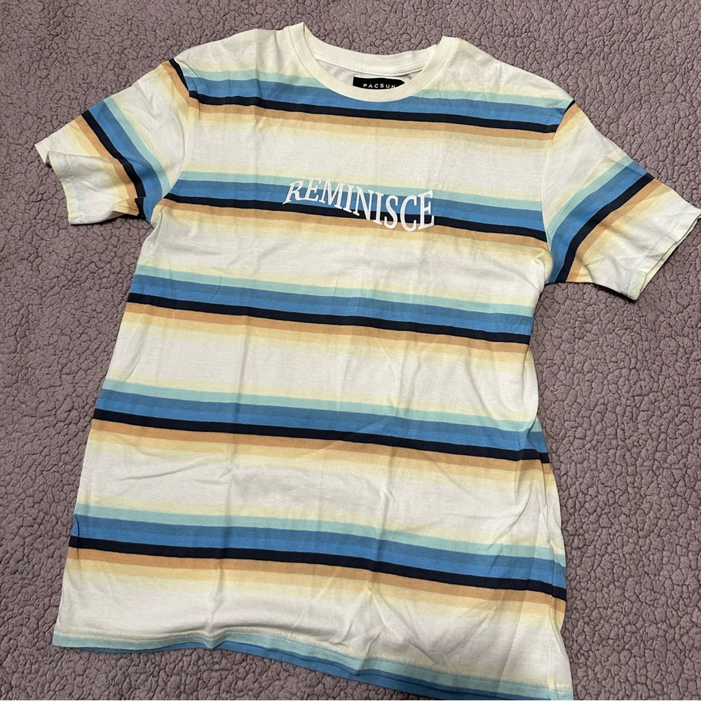 PacSun Striped Short Sleeve Tee